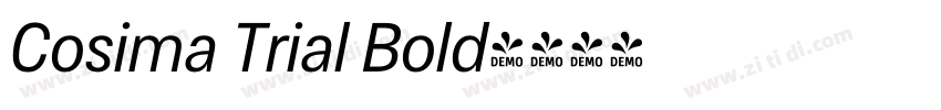 Cosima Trial Bold字体转换